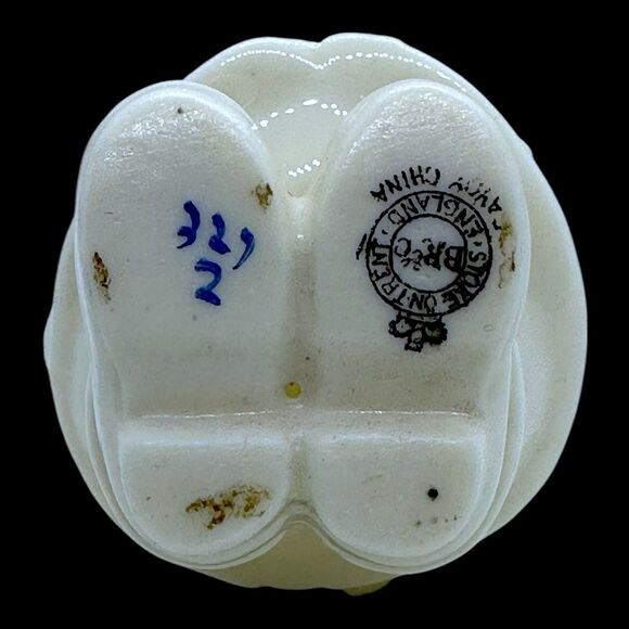 Vtg Savoy China Heraldic Porcelain Policeman Figurine with New Quay Crest 4” H - Picture 12 of 12